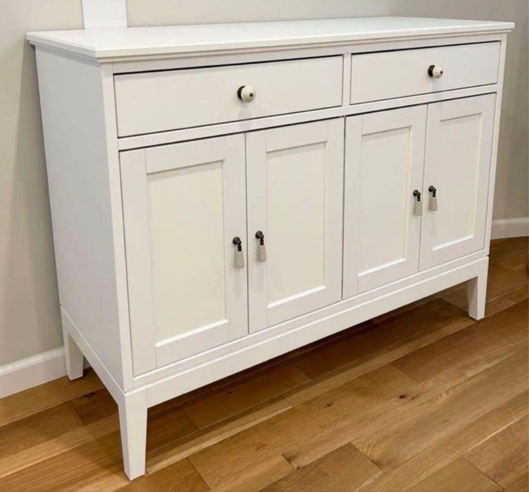 IKEA IDANAS イダネス　サイドボード　コンソール キャビネット　白