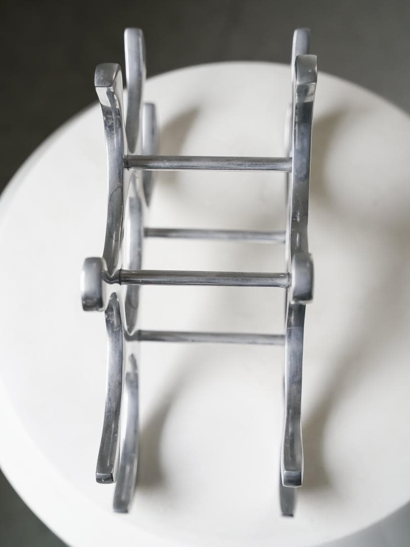 \"Michael Noll\" メタル ワインラック ヴィンテージ オブジェ