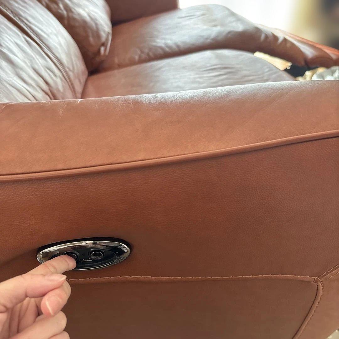 ⭐︎ニトリ⭐︎本革電動リクライニングソファ L502 ブラウン