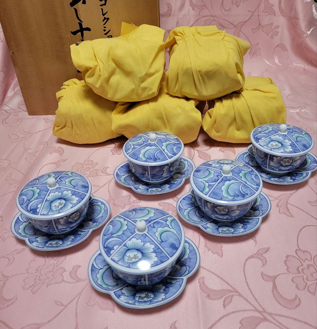 ノリタケ ダイヤモンドコレクション 食器 蓋付き 湯呑み 茶托付き