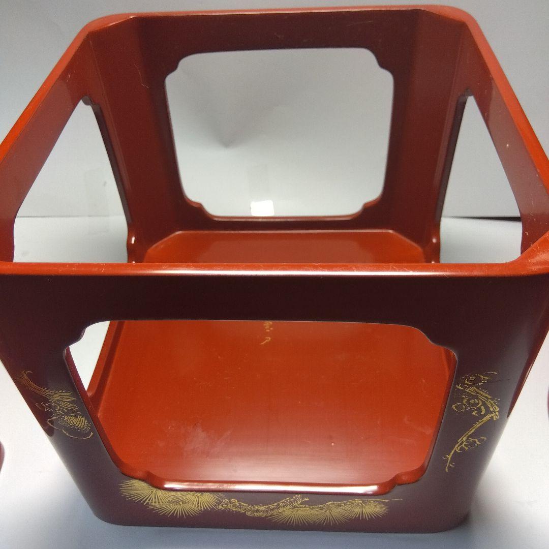 輪島塗 漆器三ッ組盃 沈金 虎の図 在銘 松竹梅 天然木 当日物 美品