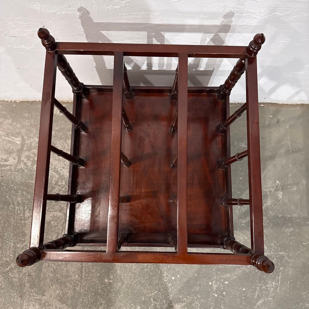 ヴィンテージ　マガジンラック　引き出し付き