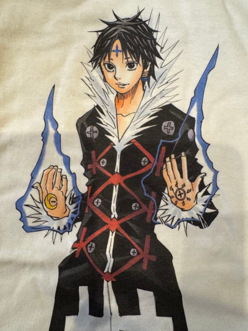 値下 HUNTER×HUNTER ハンターハンター クロロ オフホワイト XL - メルカリ