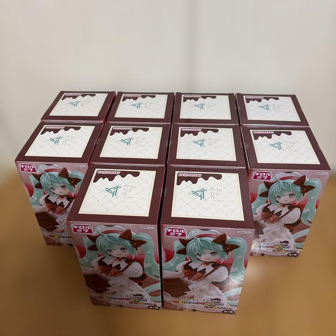 初音ミク×チロルチョコ ミルクver. フィギュア 10体セット - メルカリ