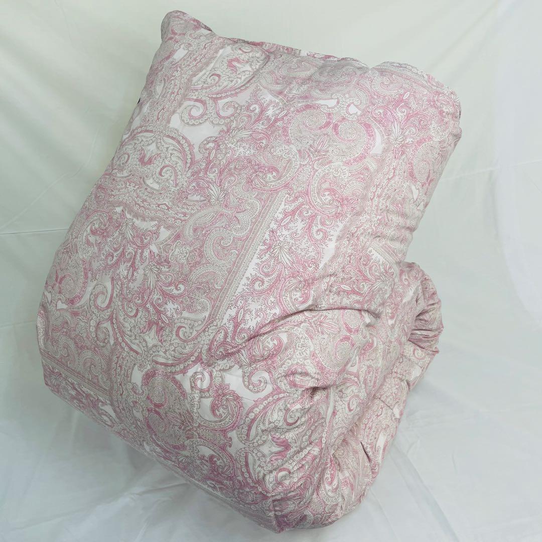 羽毛布団 セミダブル ポーランド産ホワイトマザーグース 軽量生地 25738PI