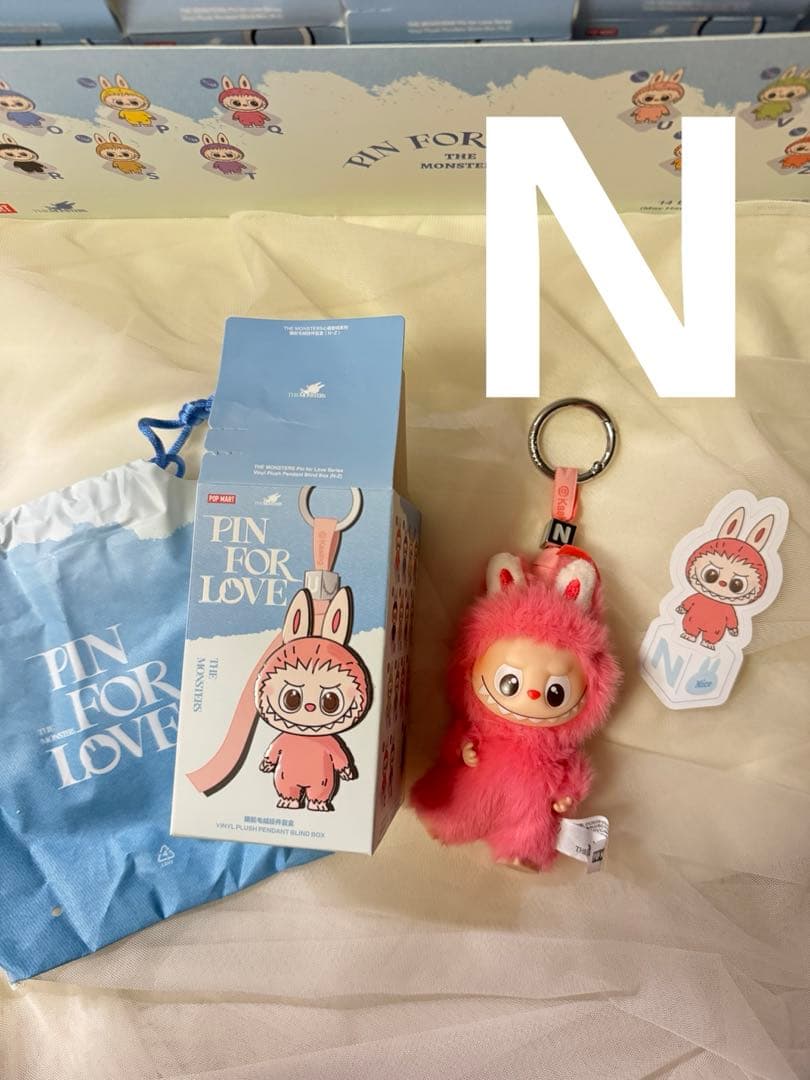 LABUBU イニシャルラブブ N PINFORLOVE 正規品 - メルカリ