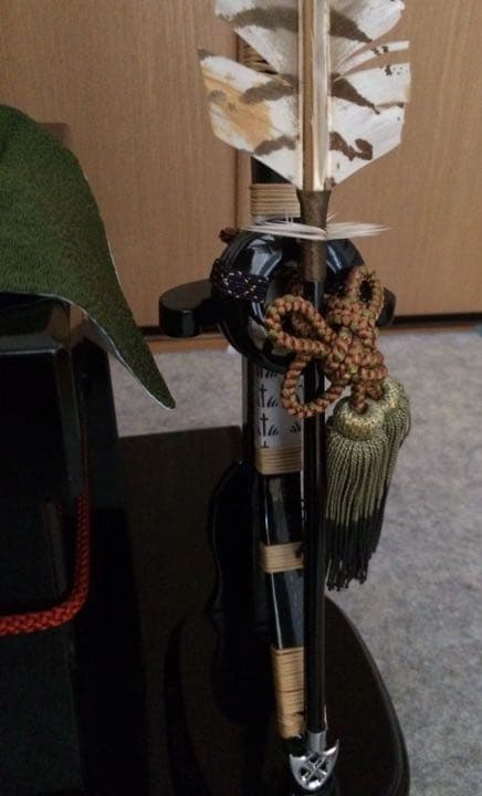 上原玉風作 兜飾り　五月人形