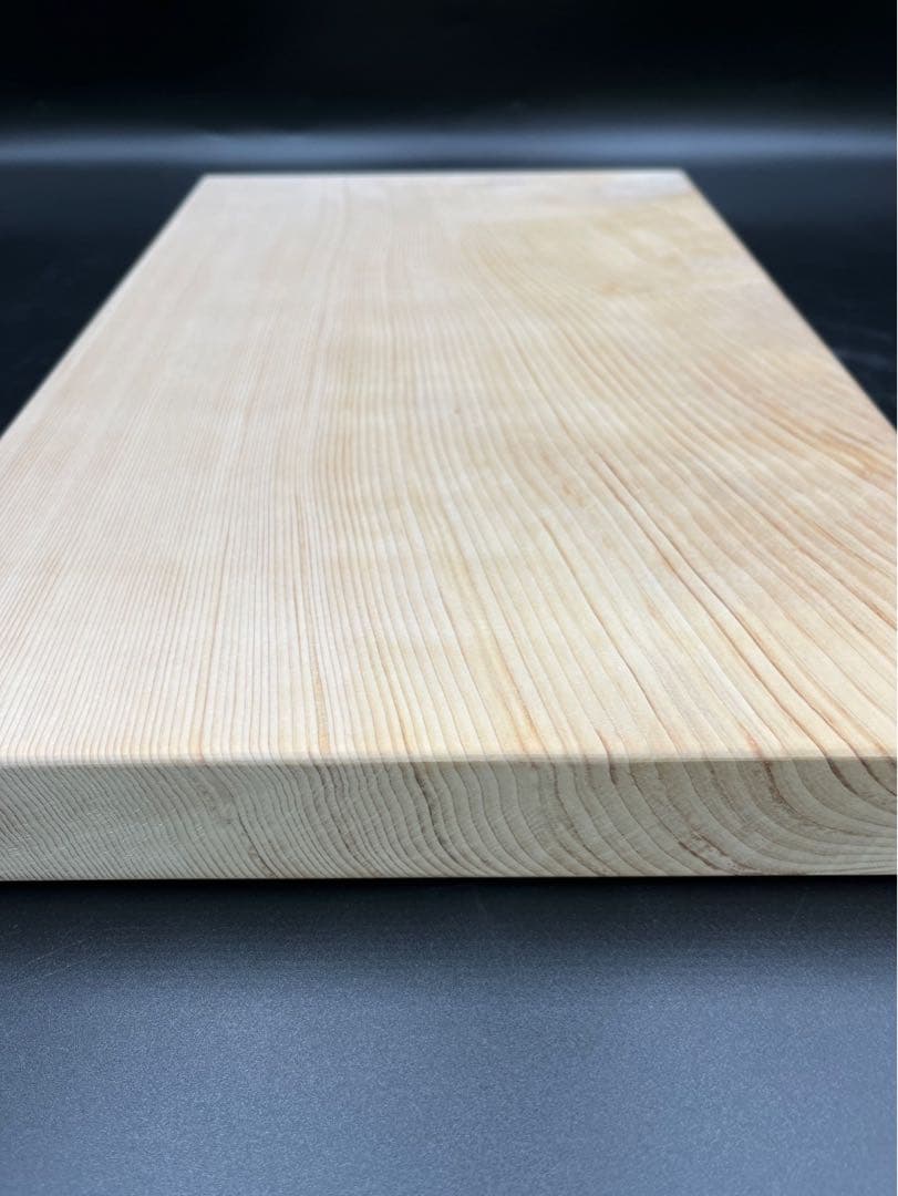 [即購入OK]天然木曽檜　柾目まな板　総赤身　最上　無垢材一枚物　新品未使用