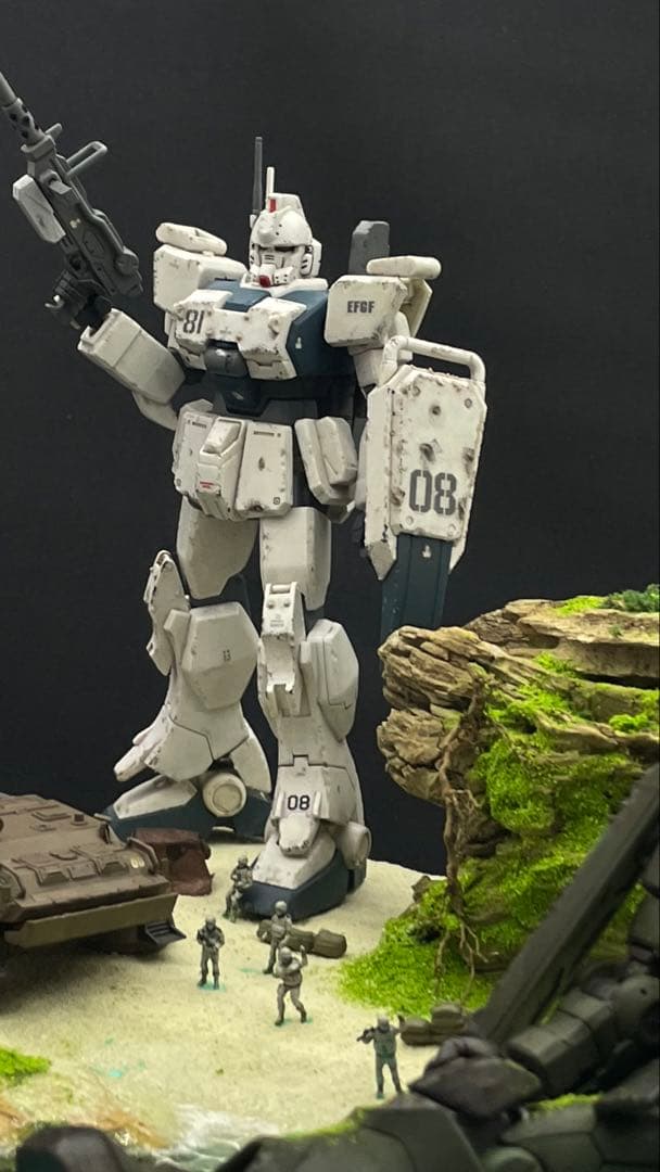 zero様 孤島で眠る 朽ちたザク レジン ジオラマ 1/144 残金分 - メルカリ