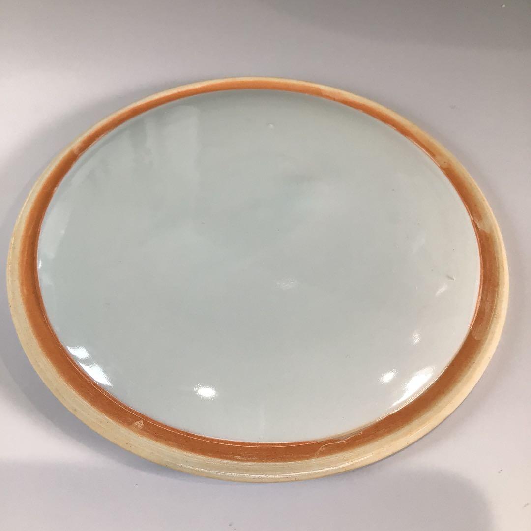 P625 水指 『膳所焼』『淡海ぜぜ 陽炎園造』『染付雲堂文』 共箱