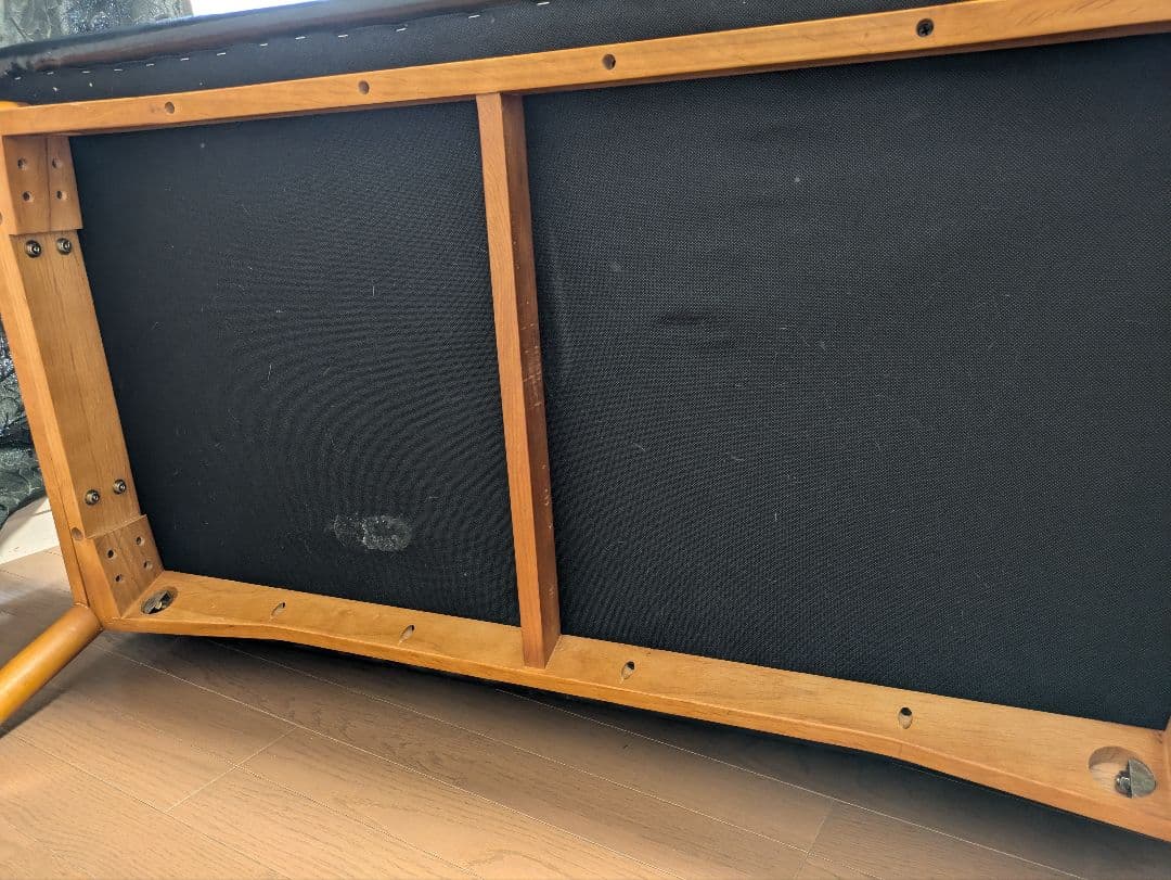 ウニコ　unico ワイス　黒ブラック　ベンチ