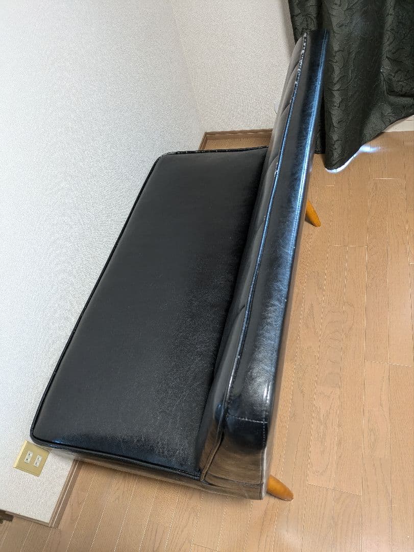 ウニコ　unico ワイス　黒ブラック　ベンチ