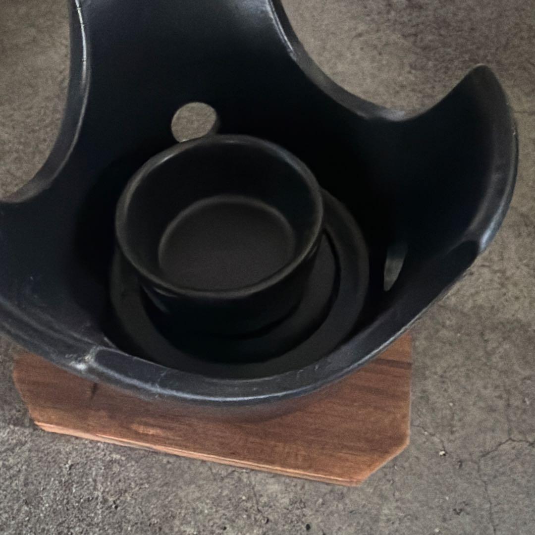 固形燃料鍋　木台付き15個