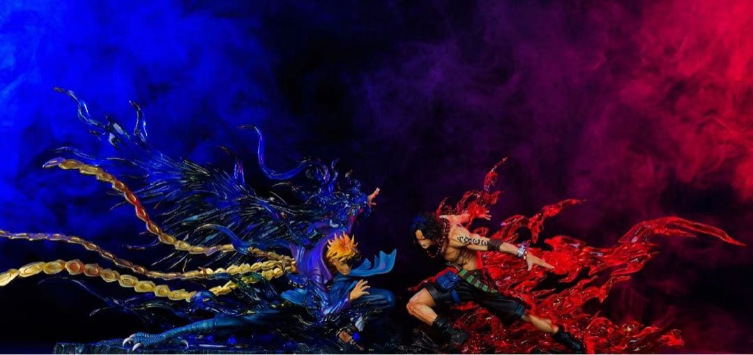 ワンピース エース＆マルコ【ドリフト】ガレージキット フィギュア1/8