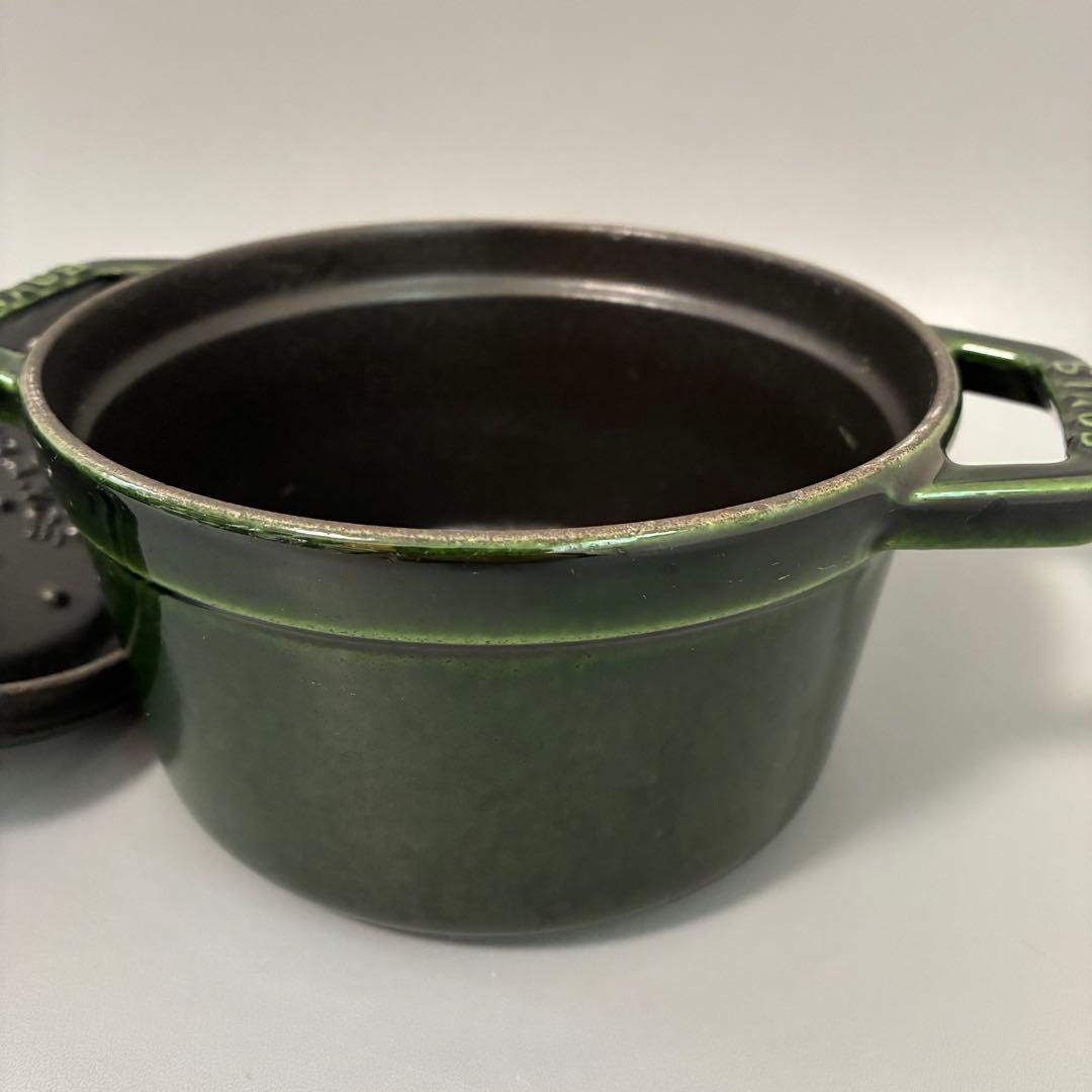 ストウブSTAUB ピコココットオリーブ14cm レア