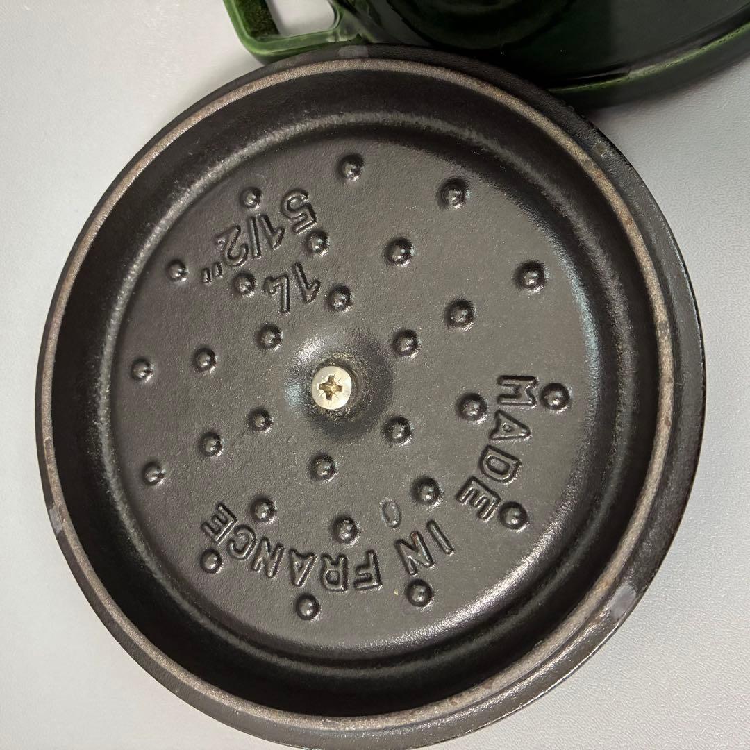ストウブSTAUB ピコココットオリーブ14cm レア