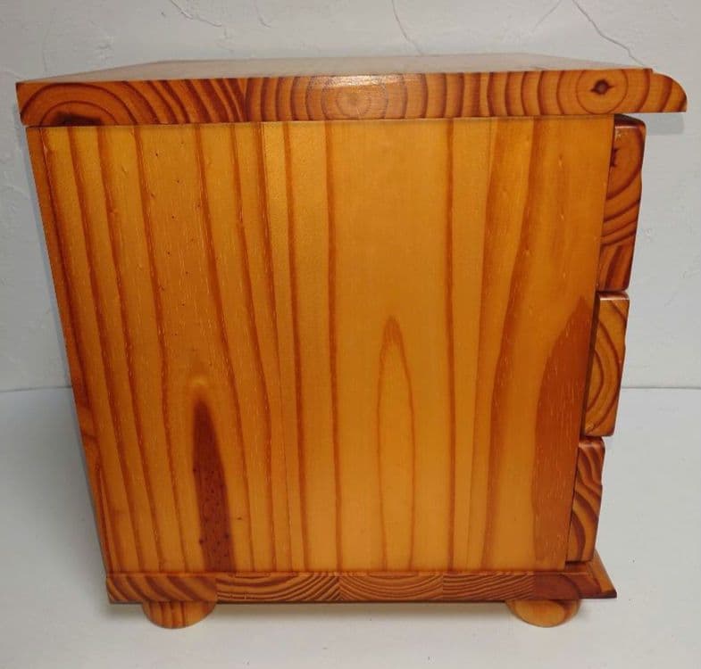 木製 3段 引出し ボックス 台 棚 収納 小物入れ 三段キャビネット チェスト