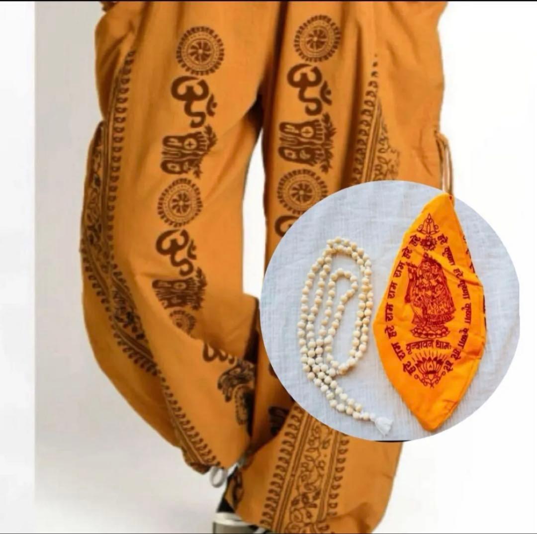 藤井風　数珠　トゥルシー　マーラー　ネックレス　エスニック　サルエルパンツ　ヨガ VANI マーラー トゥルシー chakra 数珠 ヨガ ネックレス : Yoga-Pi