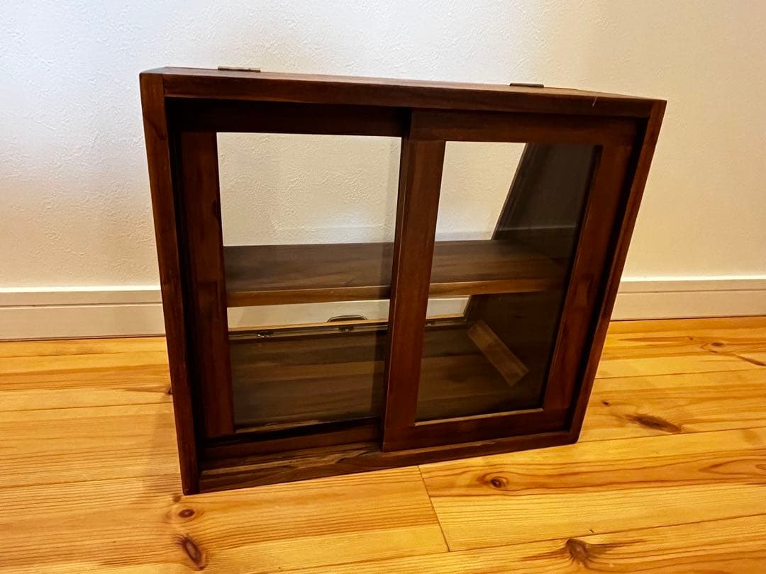 木製 ブレッドケース ショーケース カフェ風 キッチン収納 アンティーク調