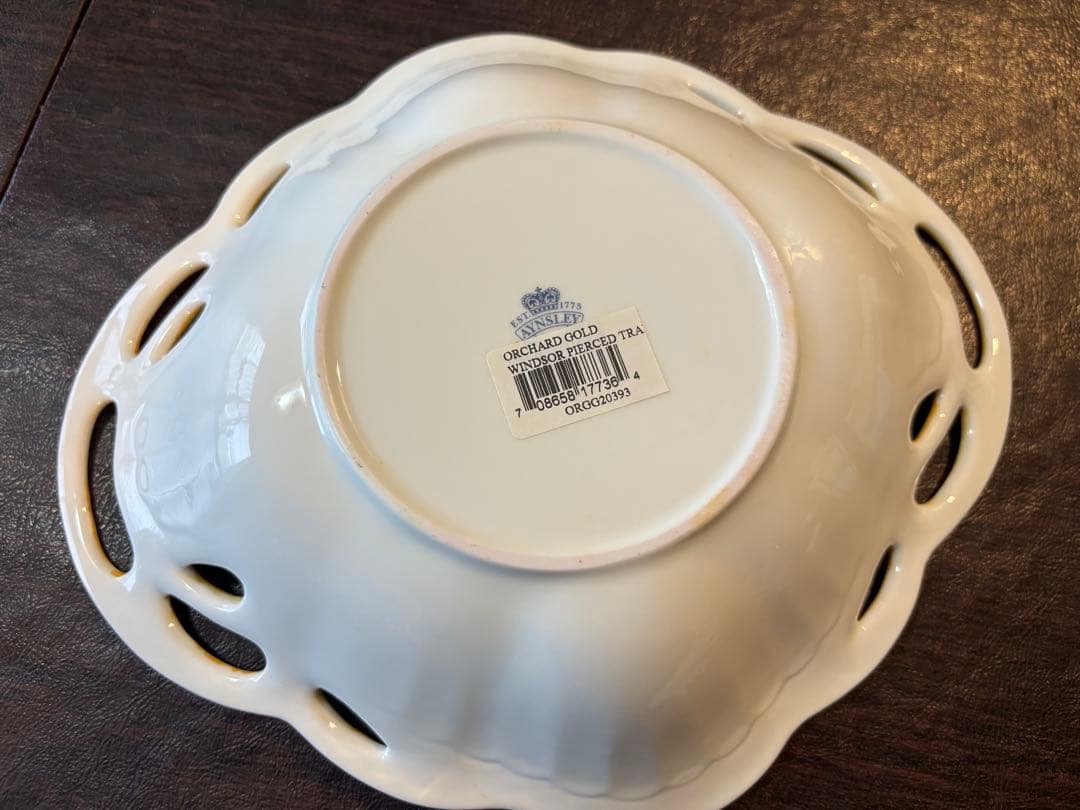 Aynsley フルーツモチーフ 皿