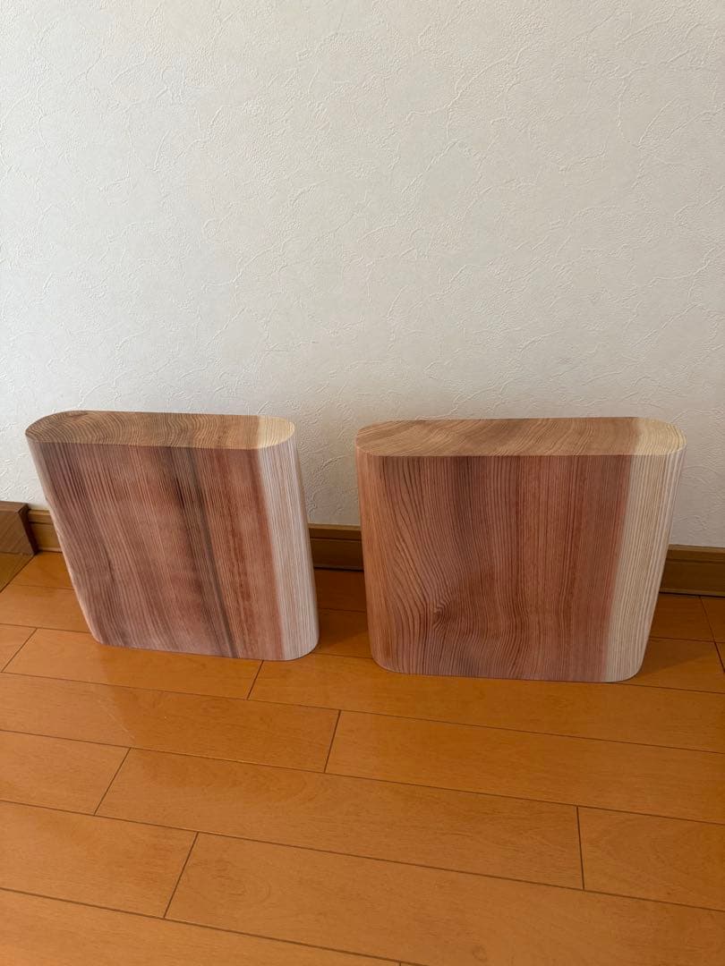 天然杉一枚板ローテーブル蜜蝋クリーム仕上げ