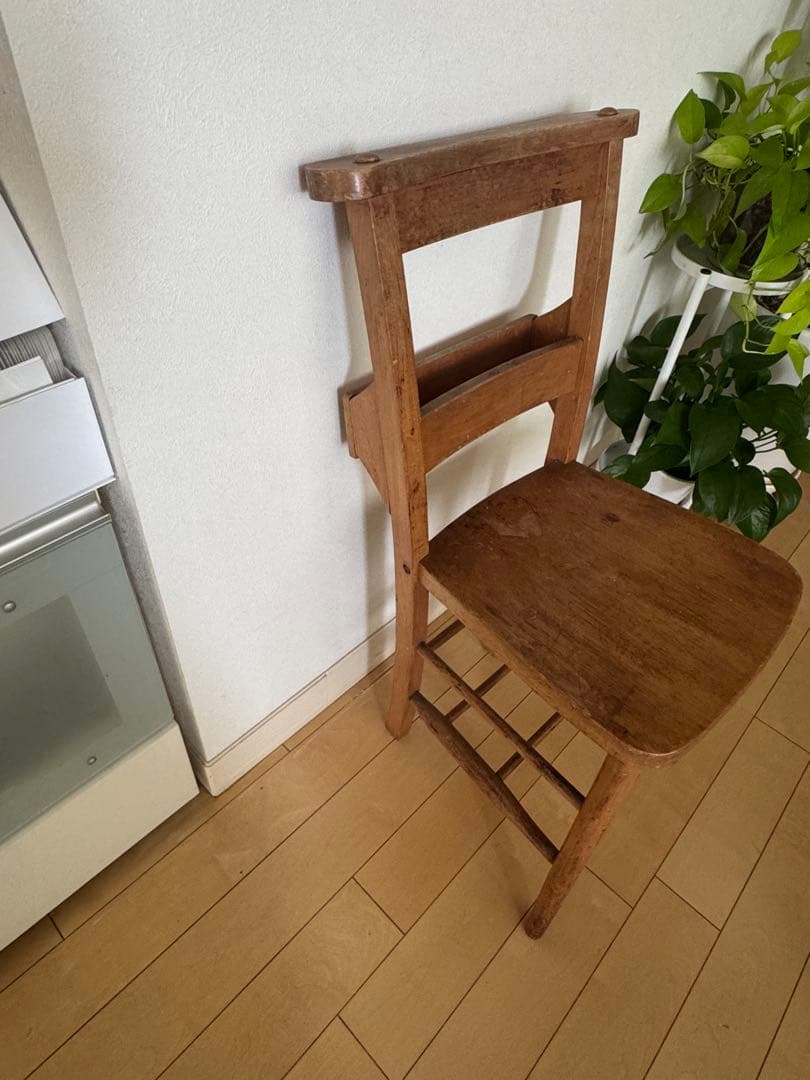 アンティーク　チャーチチェア　古道具