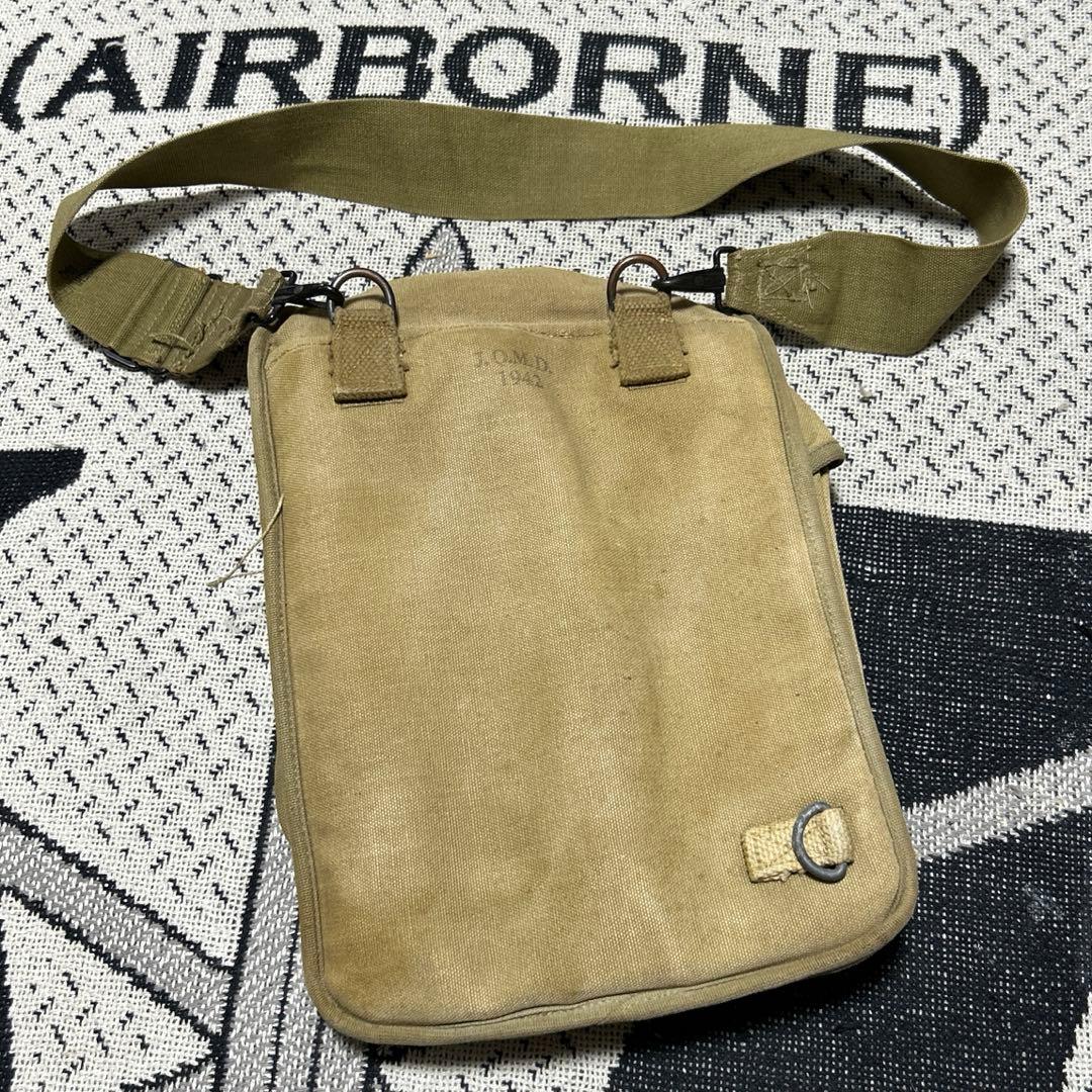 米軍実物 WW2 マップケース バッグ U.S.ARMY 1942年