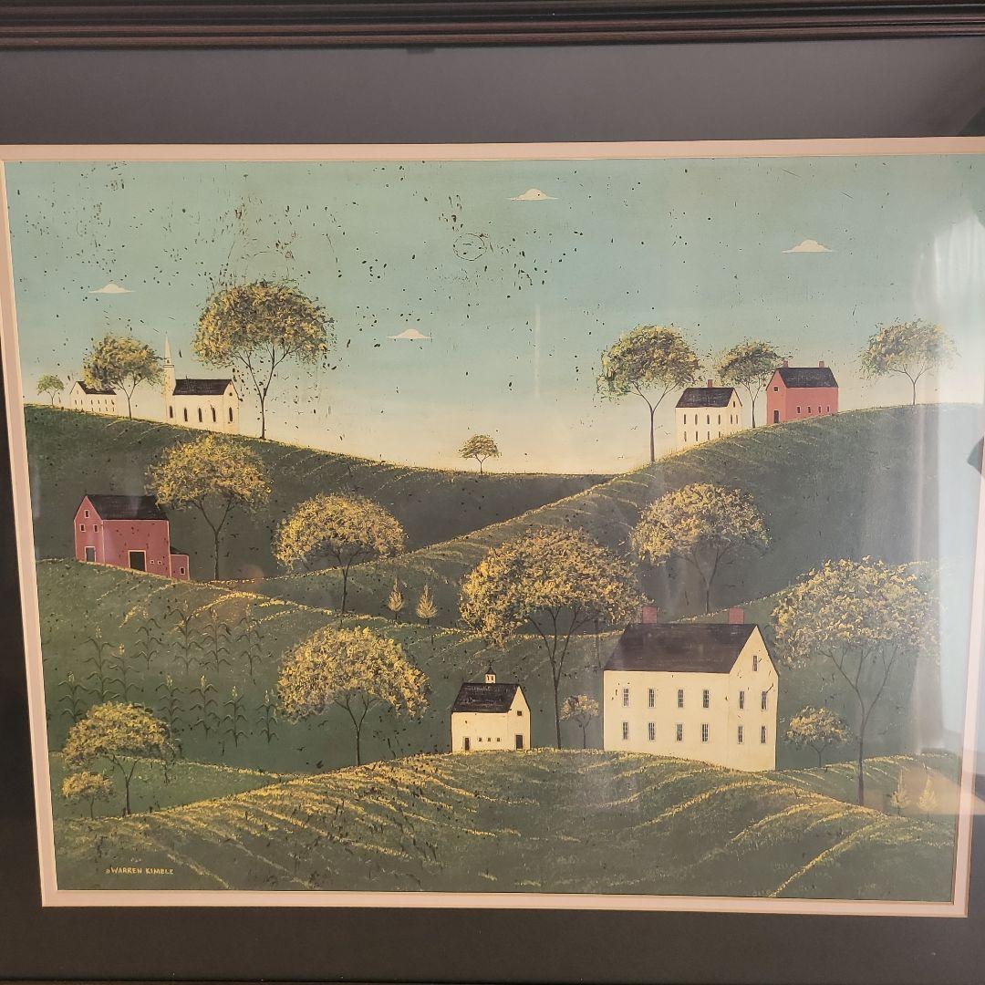 Warren Kimble 風景画 フォークアート