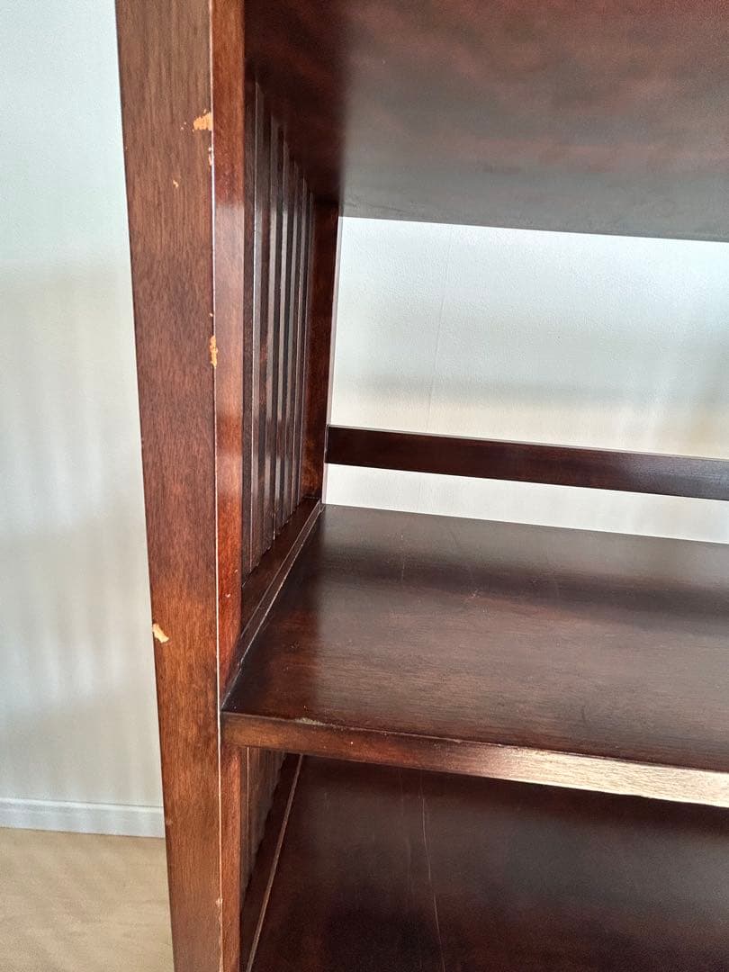 松本民芸家具 オープンシェルフ ダークブラウン