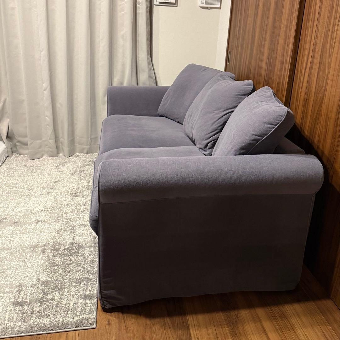 IKEA GRÖNLID 2人掛けソファ グレー