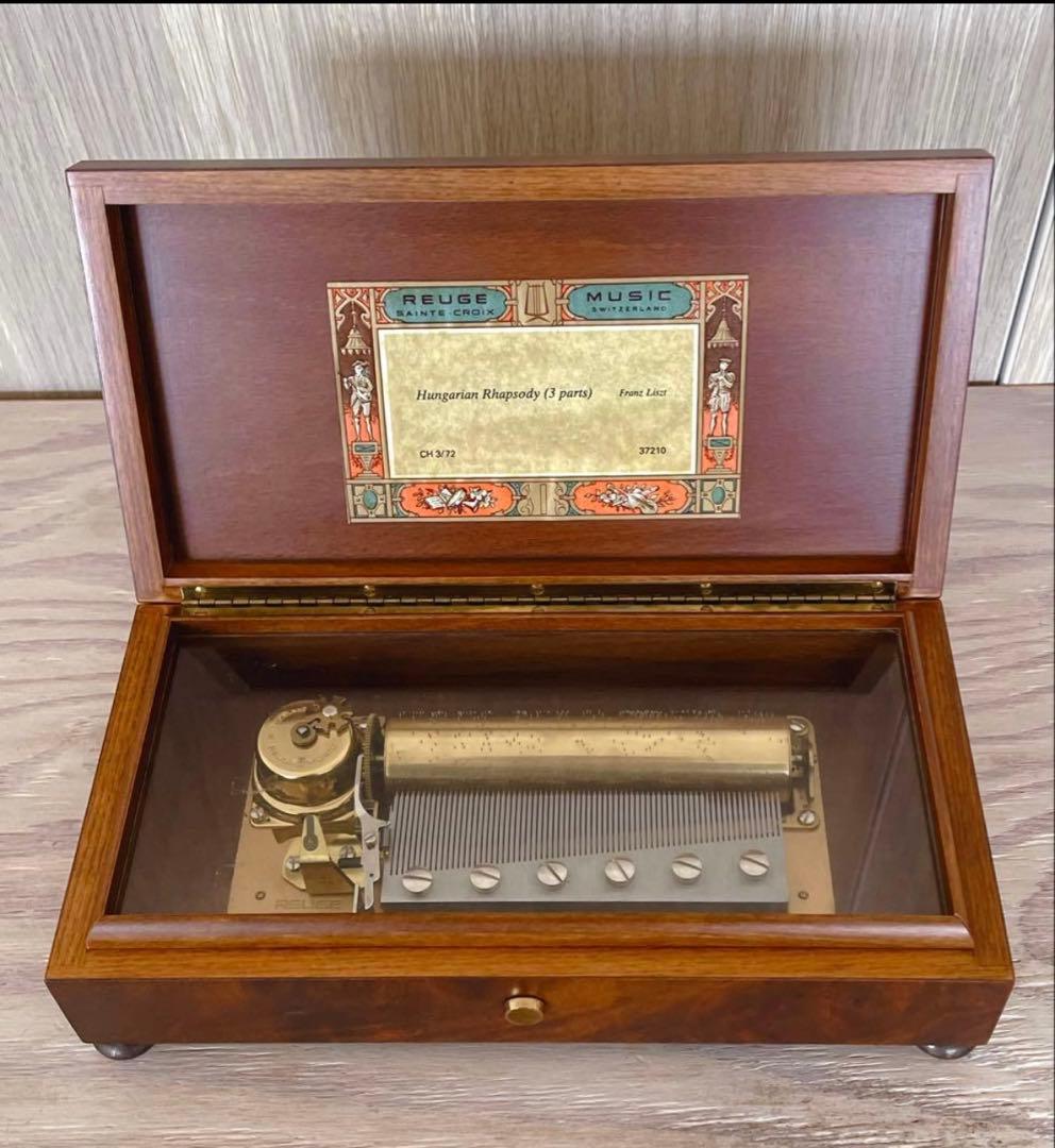 美品 リュージュ オルゴール 72弁 ハンガリー狂詩曲3パート