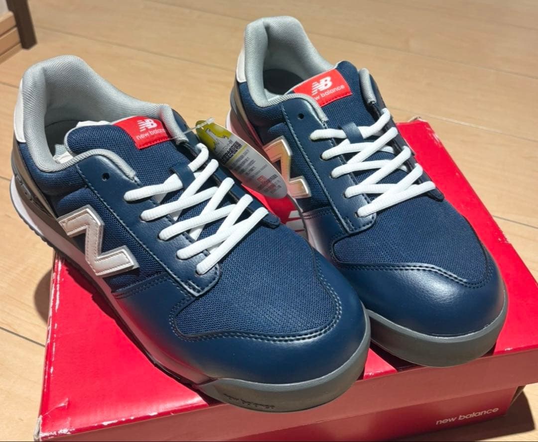 ニューバランス安全靴　ポートランド　PL-441　ネイビー　26cm