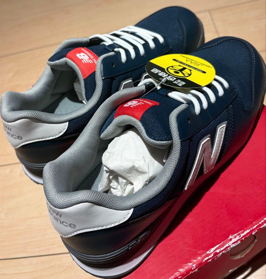 ニューバランス安全靴　ポートランド　PL-441　ネイビー　26cm