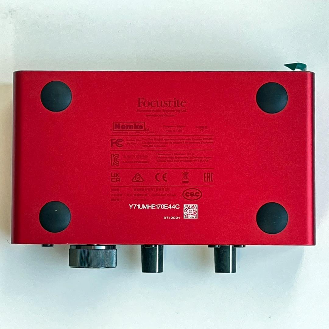 Focusrite Scarlett Solo Gen3 USBオーディオ