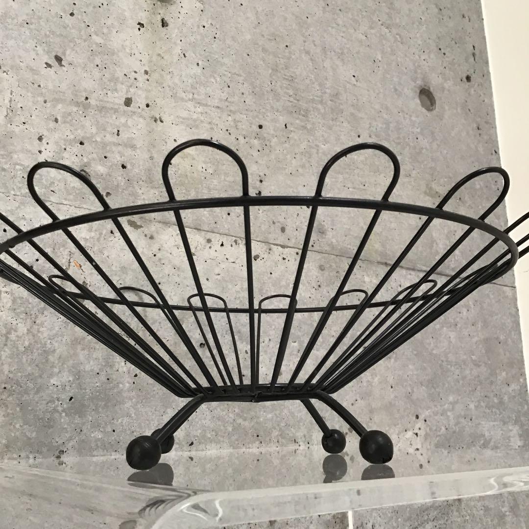 ミッドセンチュリー アイアン フルーツバスケット