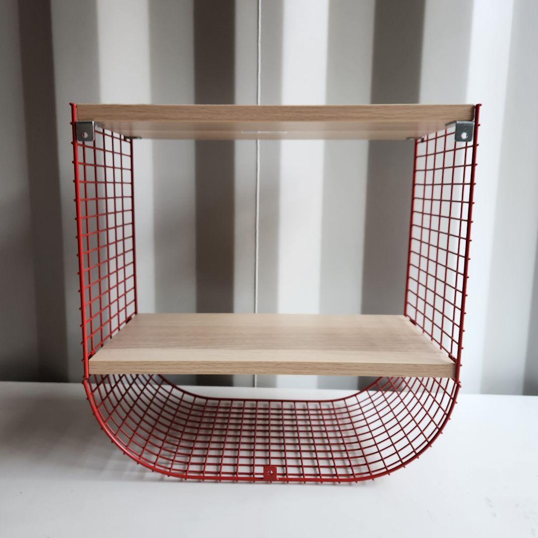 廃盤 IKEA ウォールシェルフ SVENSHULT スヴェンスフルト 赤 - メルカリ