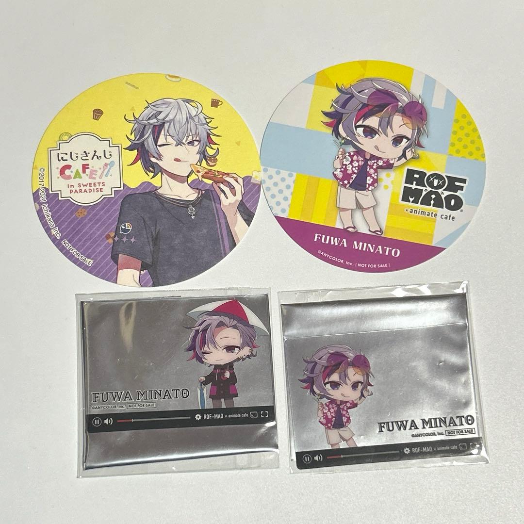 不破湊 スイパラ アニメイトカフェ コースター クリアカード 4点セット