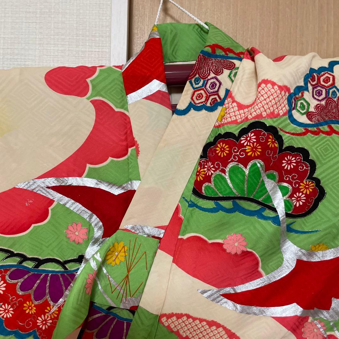 七五三着物　アンティーク　女の子　子供着物　大正ロマン