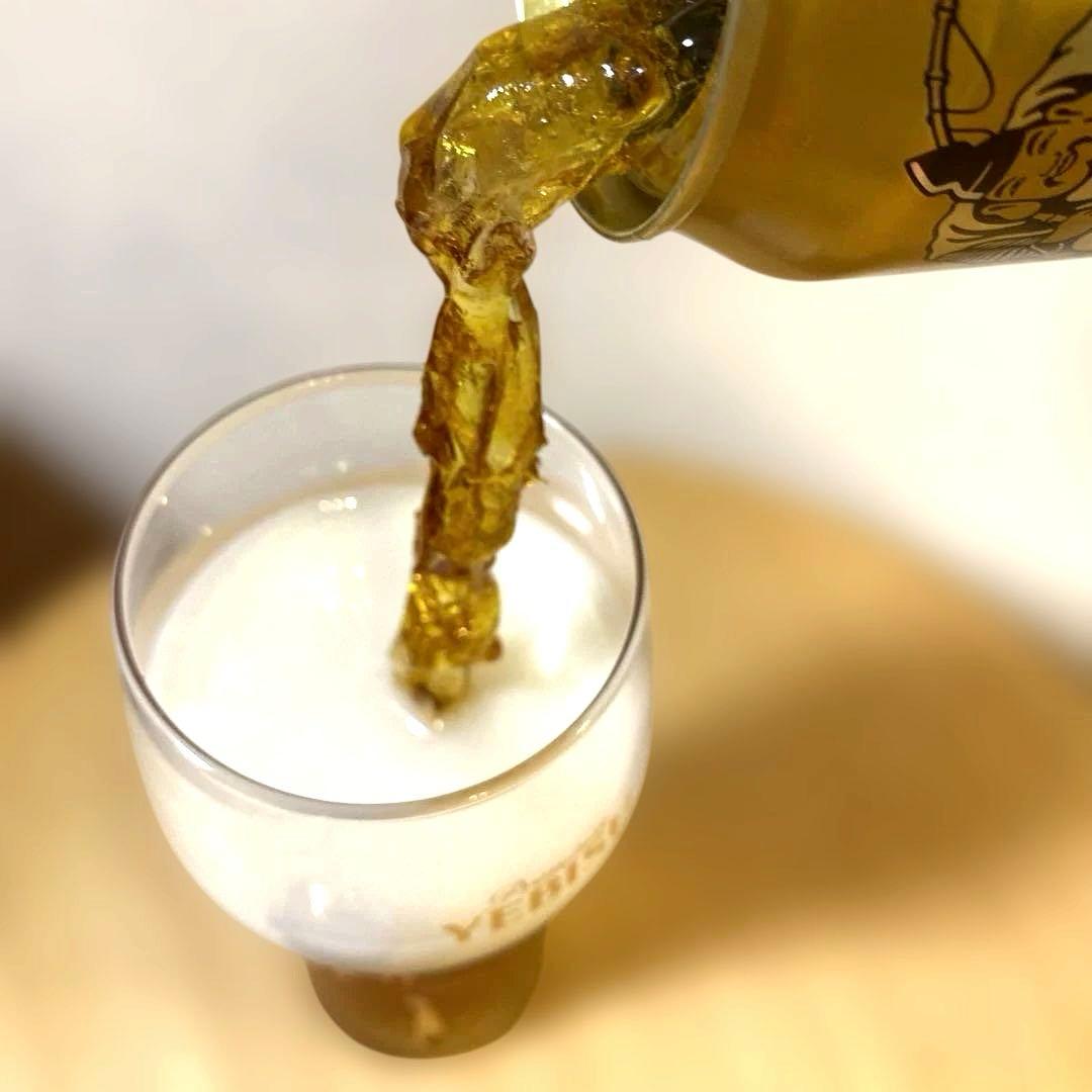 あ*き様 食品サンプル ビール エビス ビール缶 グラス 実寸サイズ