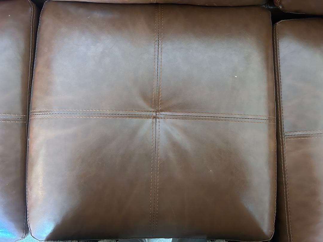 カルロス　3人掛けL字ソファ　オットマン付き