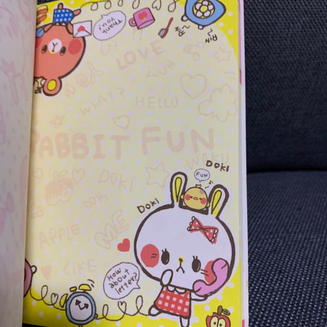 平成レトロメモ帳ラビットファン スイーツ くま りす うさぎ アニマル