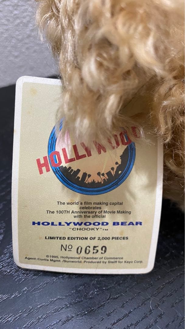 【激レア、激カワ、テディベア】シュタイフ、ハリウッドベア