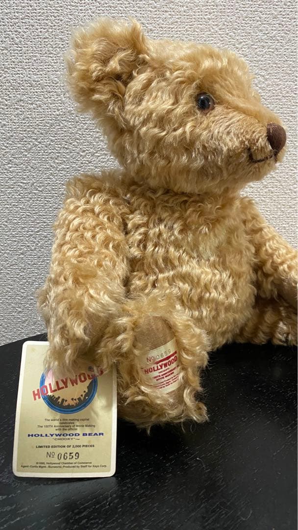 【激レア、激カワ、テディベア】シュタイフ、ハリウッドベア