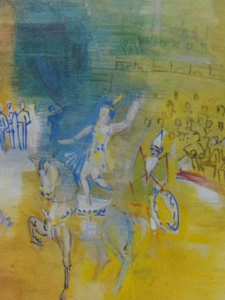 ジャン・デュフィ、「L'ECUYERE」、海外版超希少レゾネ、新品額付