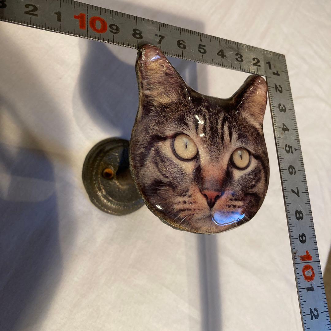 特注品　猫の取手/フック