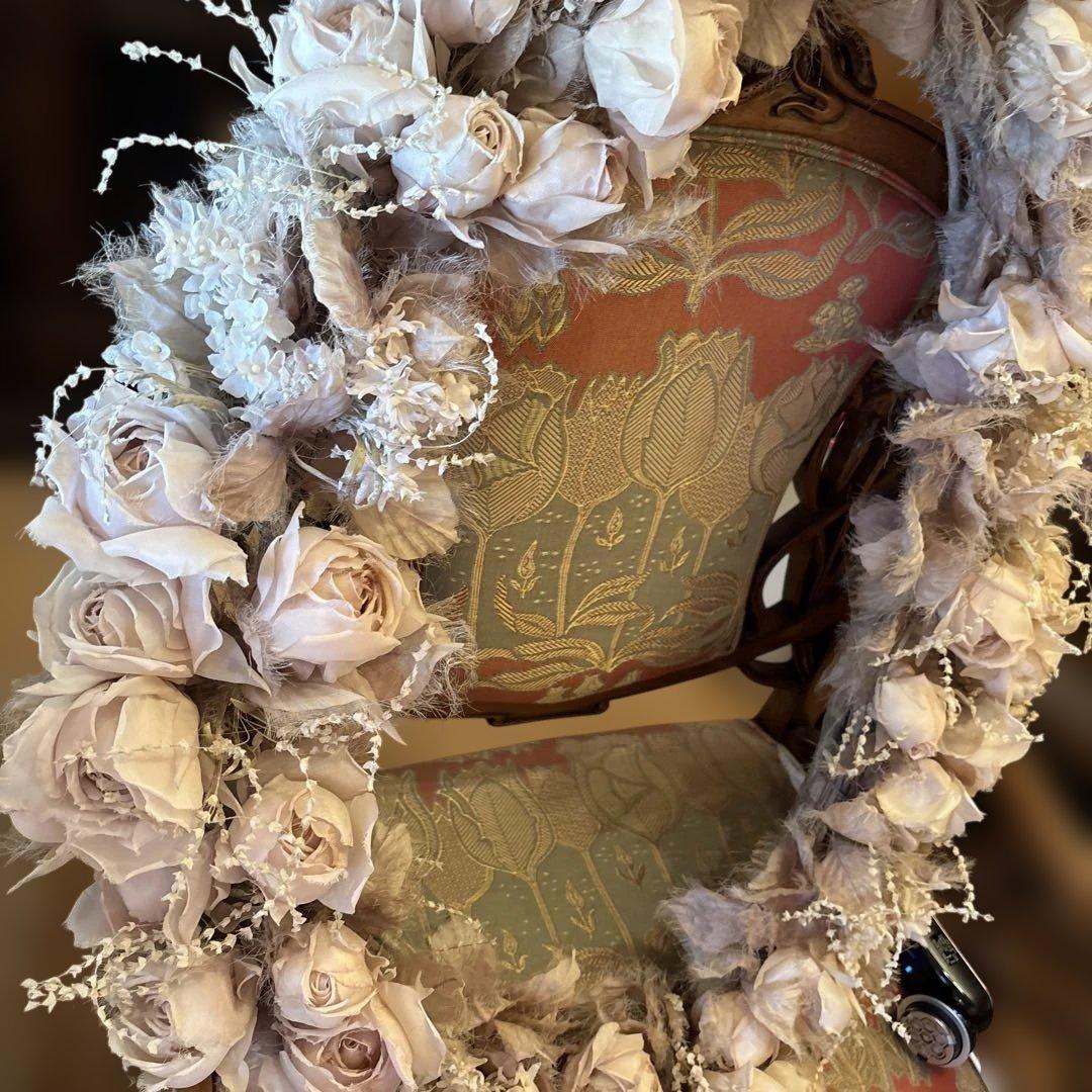 絹アートフラワー アンティーク布花