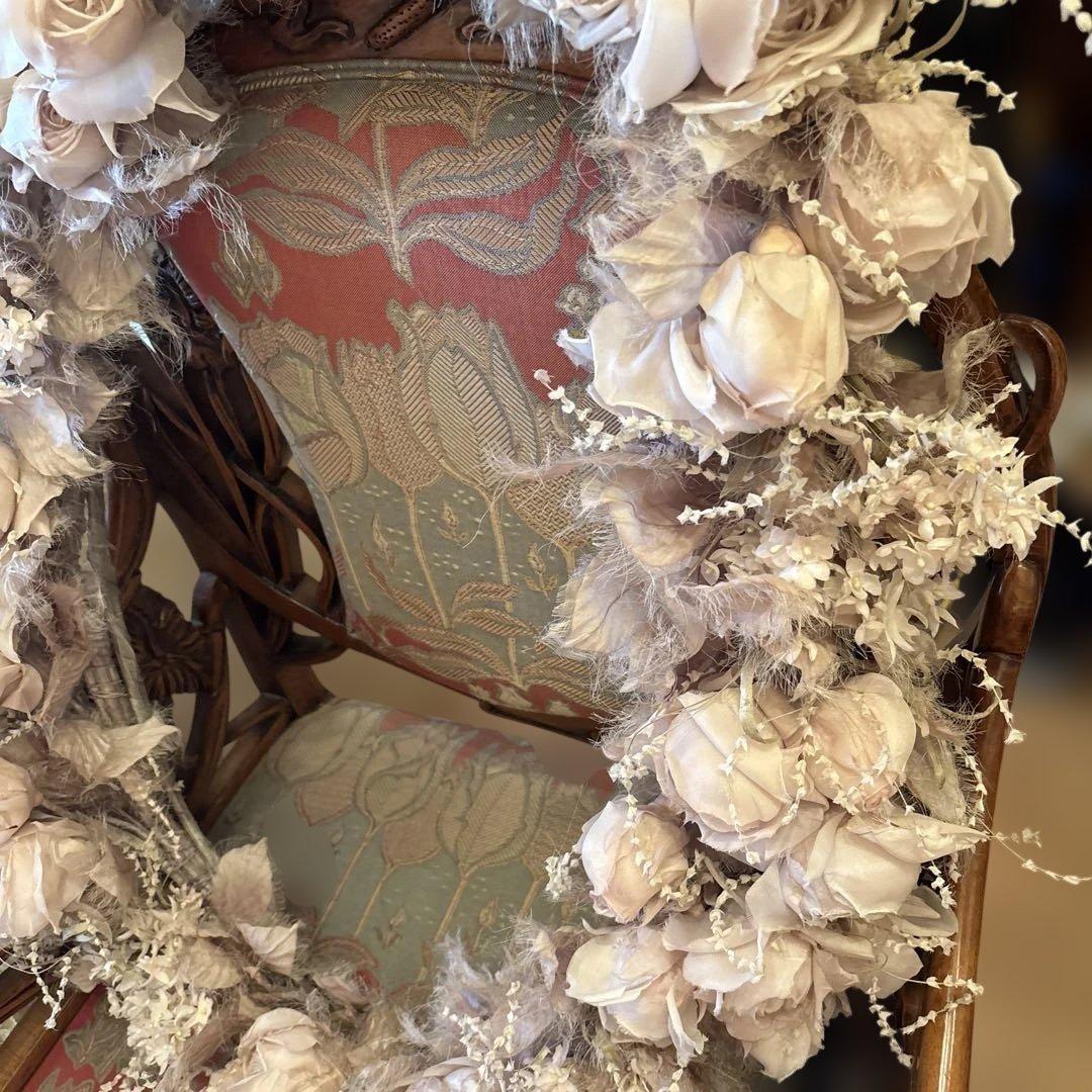 絹アートフラワー アンティーク布花