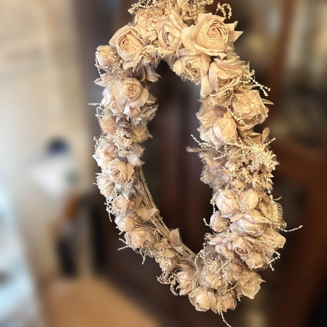 絹アートフラワー アンティーク布花