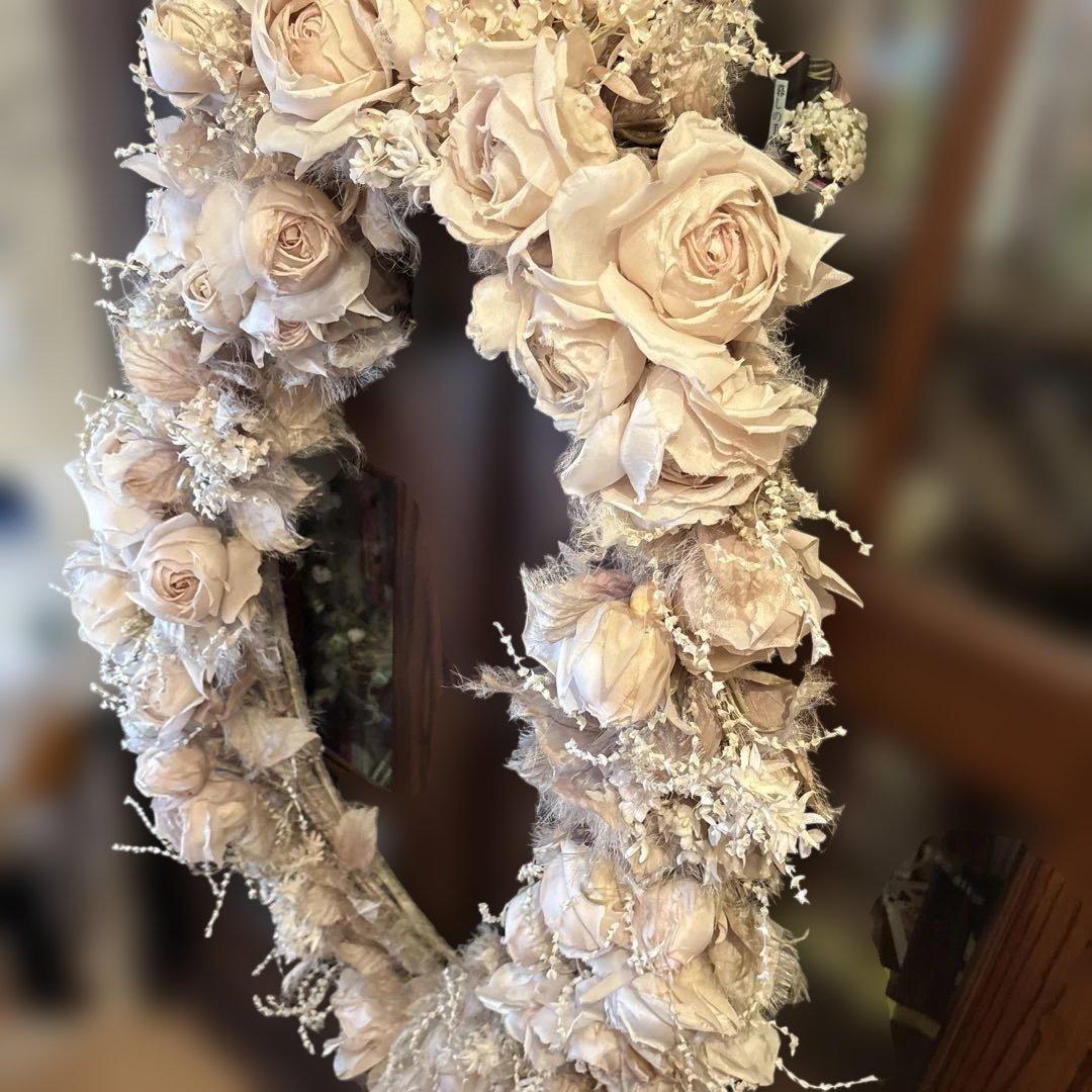 絹アートフラワー アンティーク布花