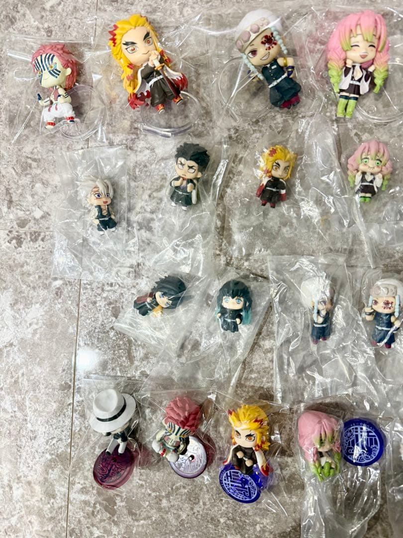 鬼滅の刃 まとめ ちまっきゃら ならぶんです すわらせ隊 ガチャガチャ 鬼滅